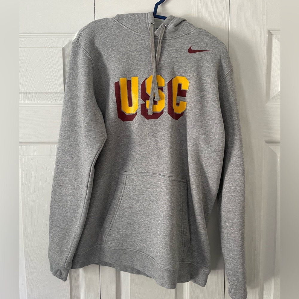 NIKE USC (University of Southern California) GREY HOODIE- SZ Medium- Unisex